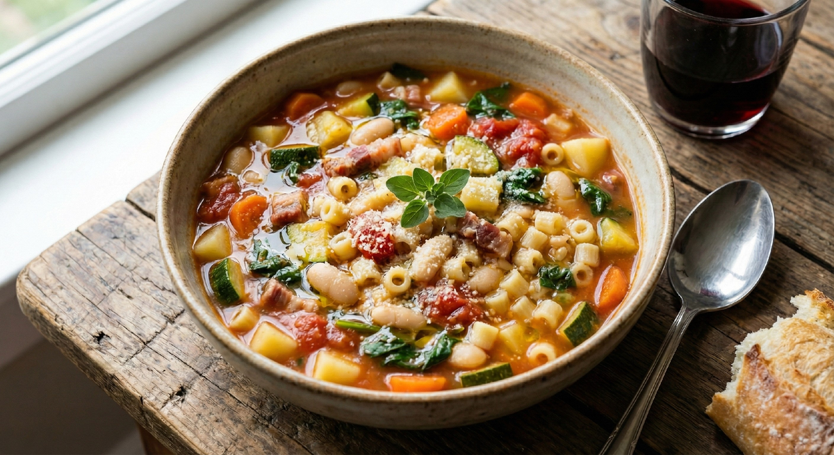 Суп минестроне: вкус солнечного настроения в каждой тарелке