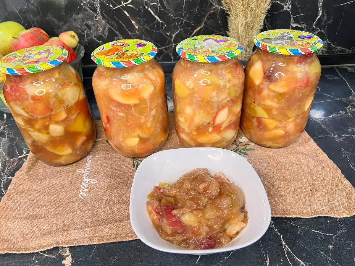 Ароматное яблочное варенье