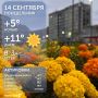 Погода на 14.09.2026. Без осадков